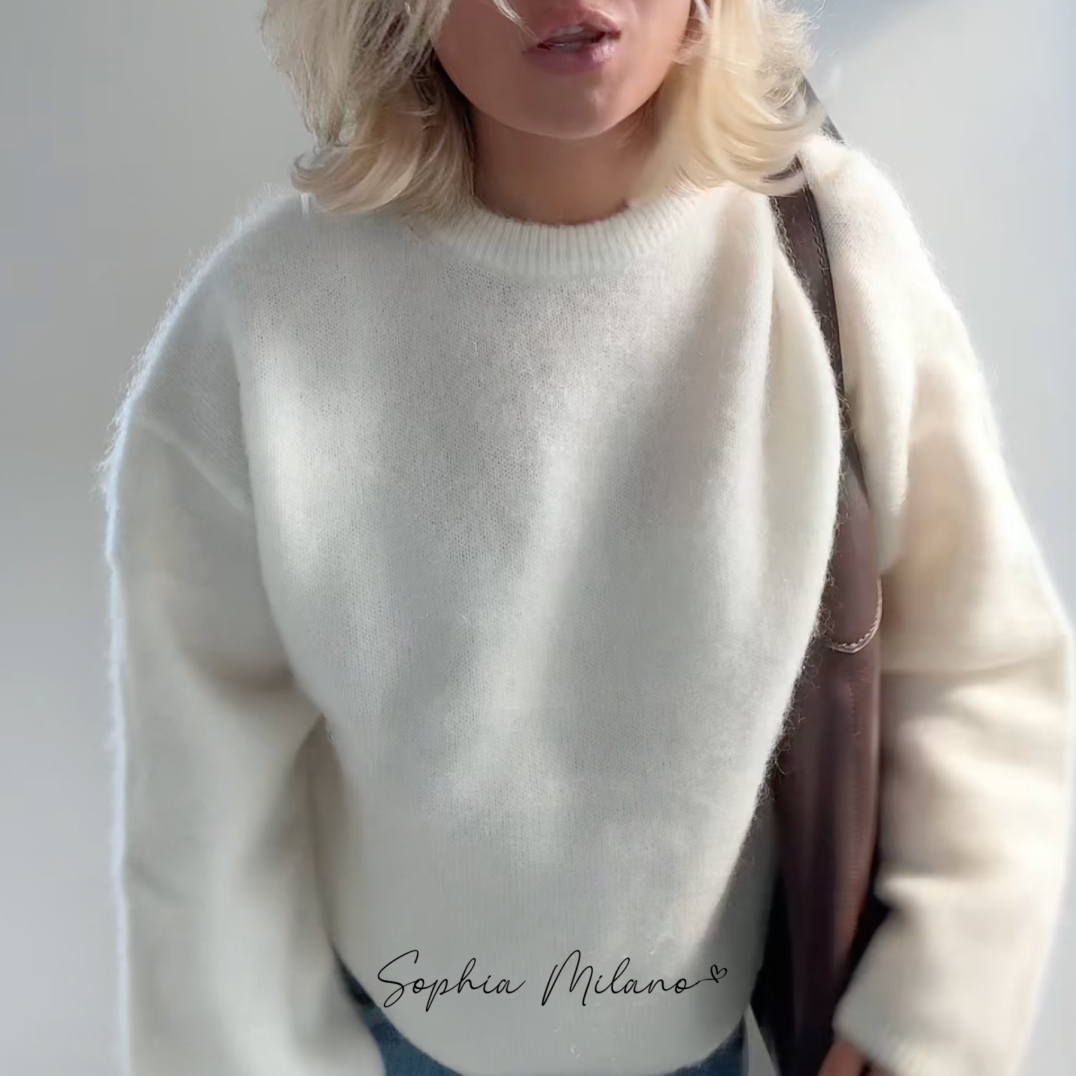 Sophia - Mohair Crewneck